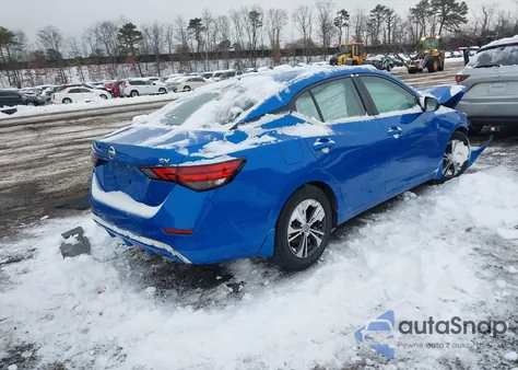 2021 Nissan Sentra Sv Xtronic Cvt z USA, uszkodzony, nr VIN 3N1AB8CV3MY216637